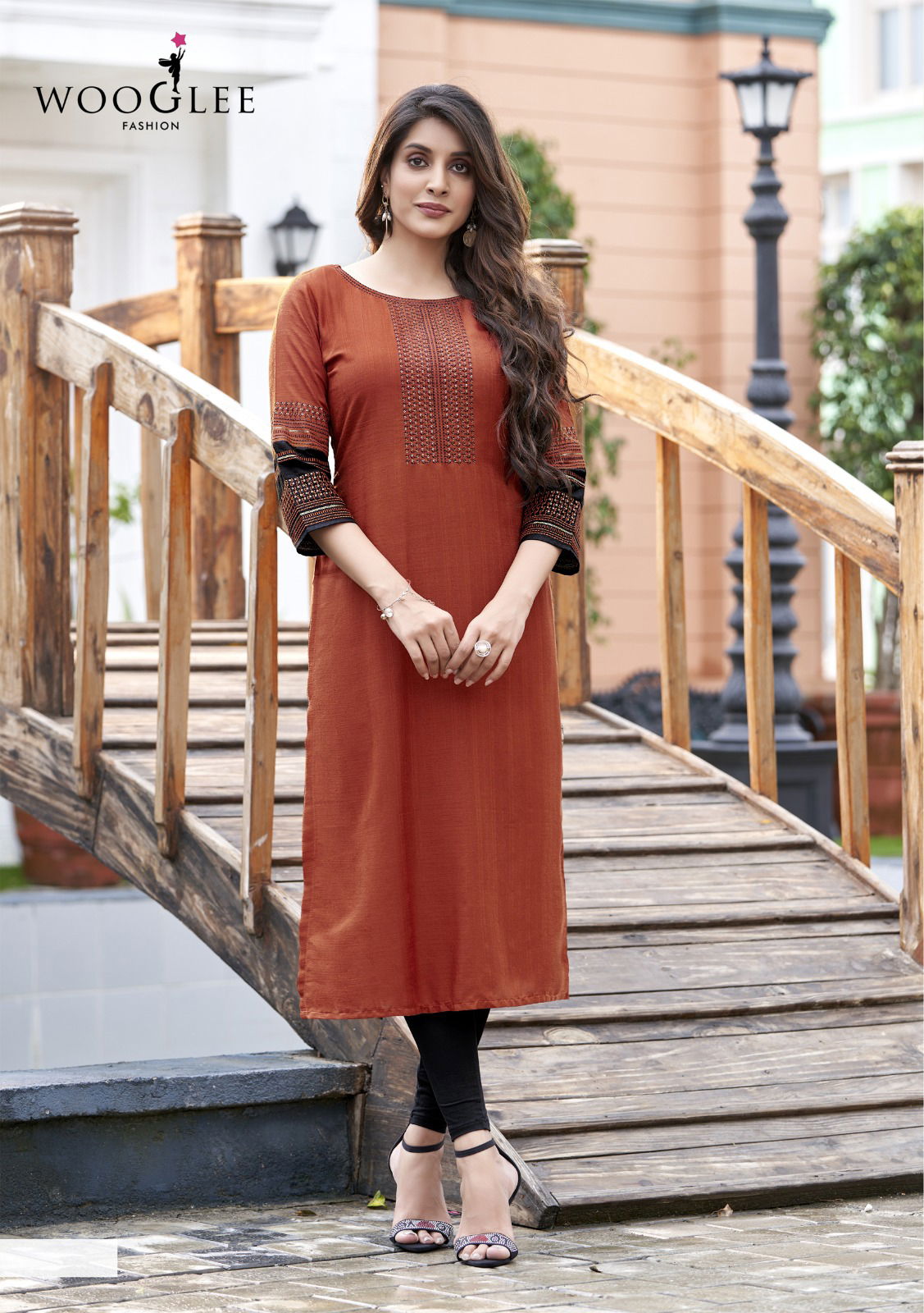 Wooglee Salonee 3 Rayon Wholesale Designer Kurtis Catalog